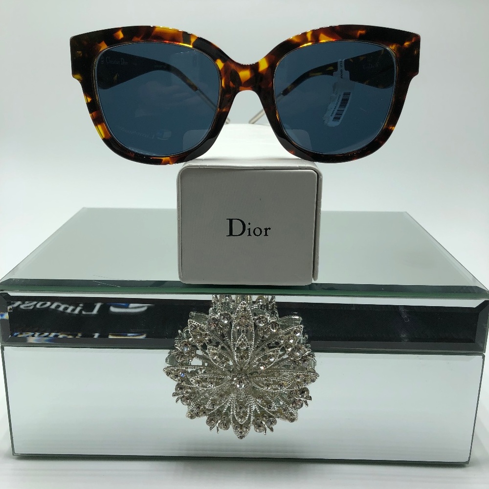 Christian Dior Havanna Tortoise/Blue NWT